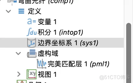 基于comsol软件弯曲单模光纤模拟仿真_comsol_03